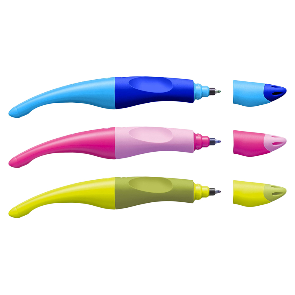 Stabilo EASYoriginal Left Handed Pen Pink Rollerball 0.5mm Ergonomic