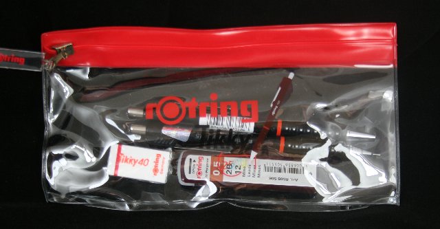 Rotring TIKKY School Set Pencil Ballpen, eraser & leads  